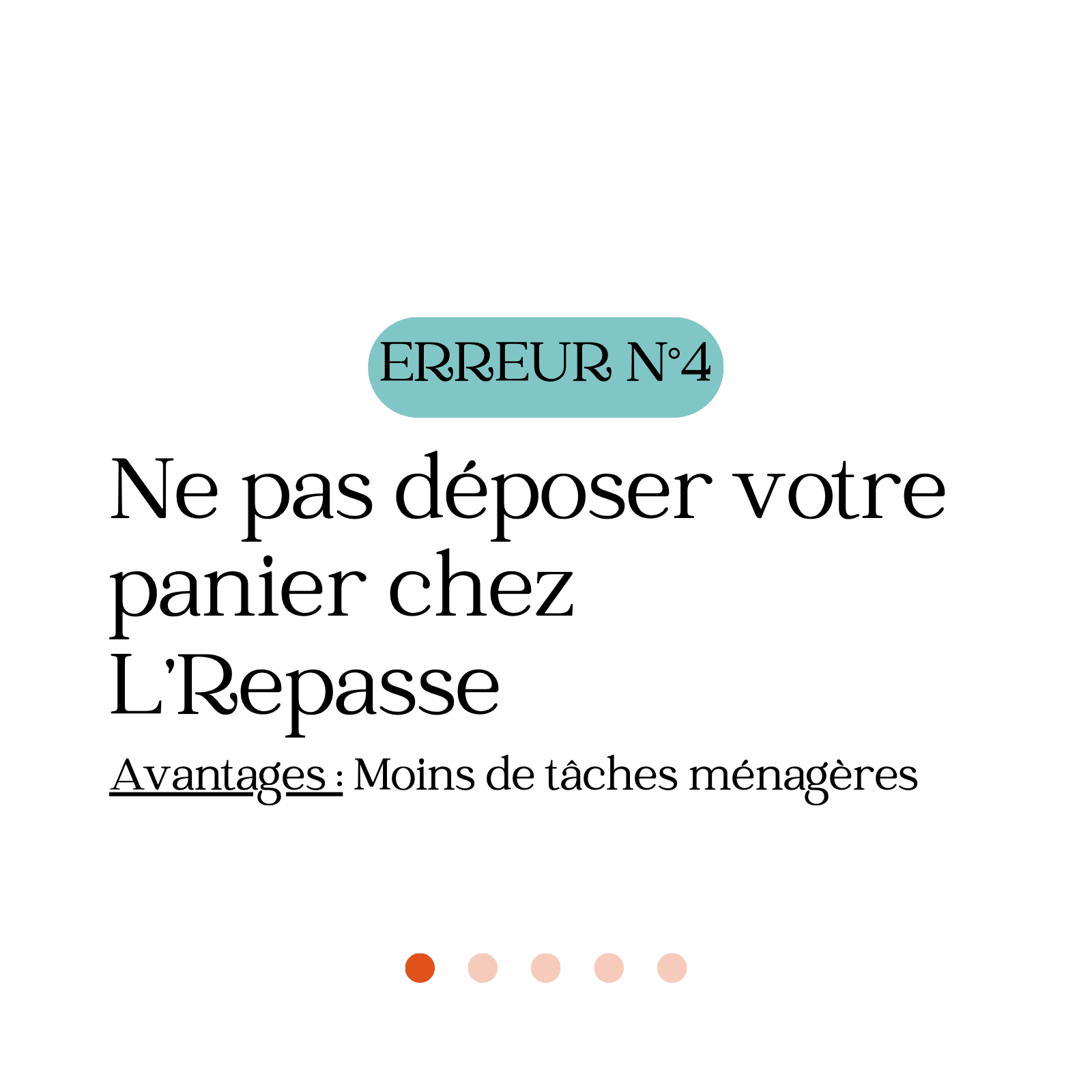 « 4 erreurs à éviter au repassage » — volet 5 sur 6