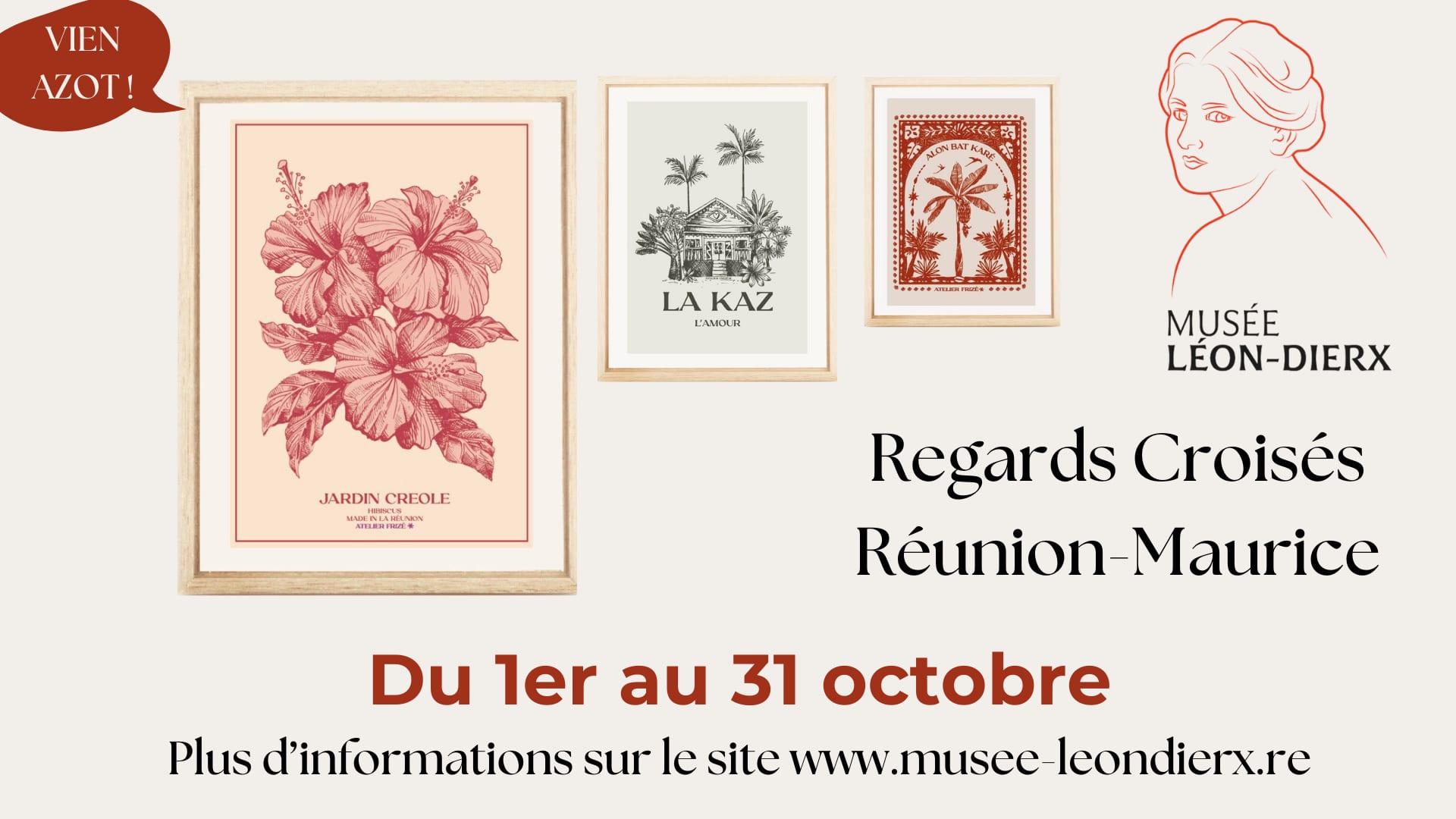 Affiche « Regards Croisés Réunion-Maurice »