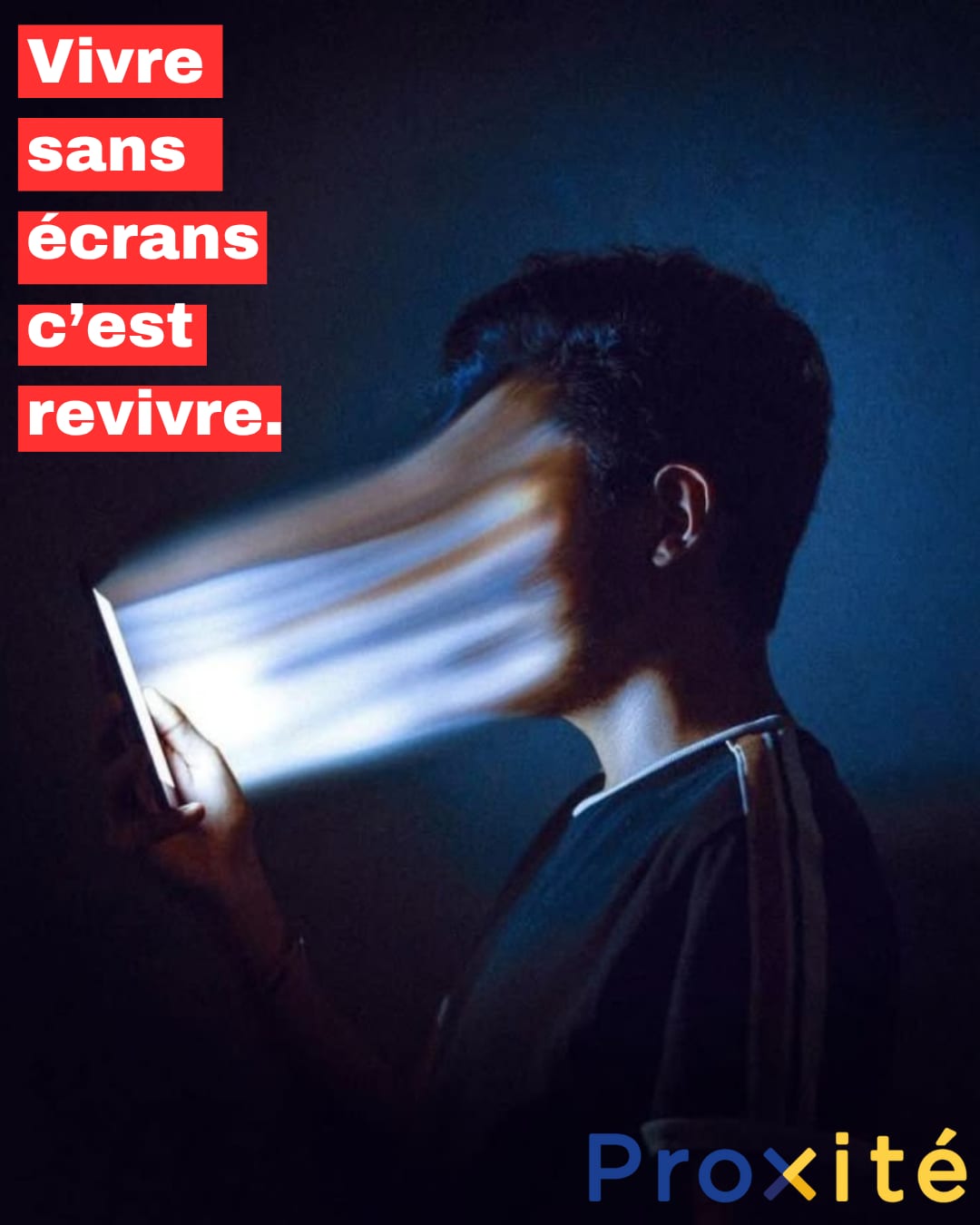 Affiche « Vivre sans écrans, c’est revivre »