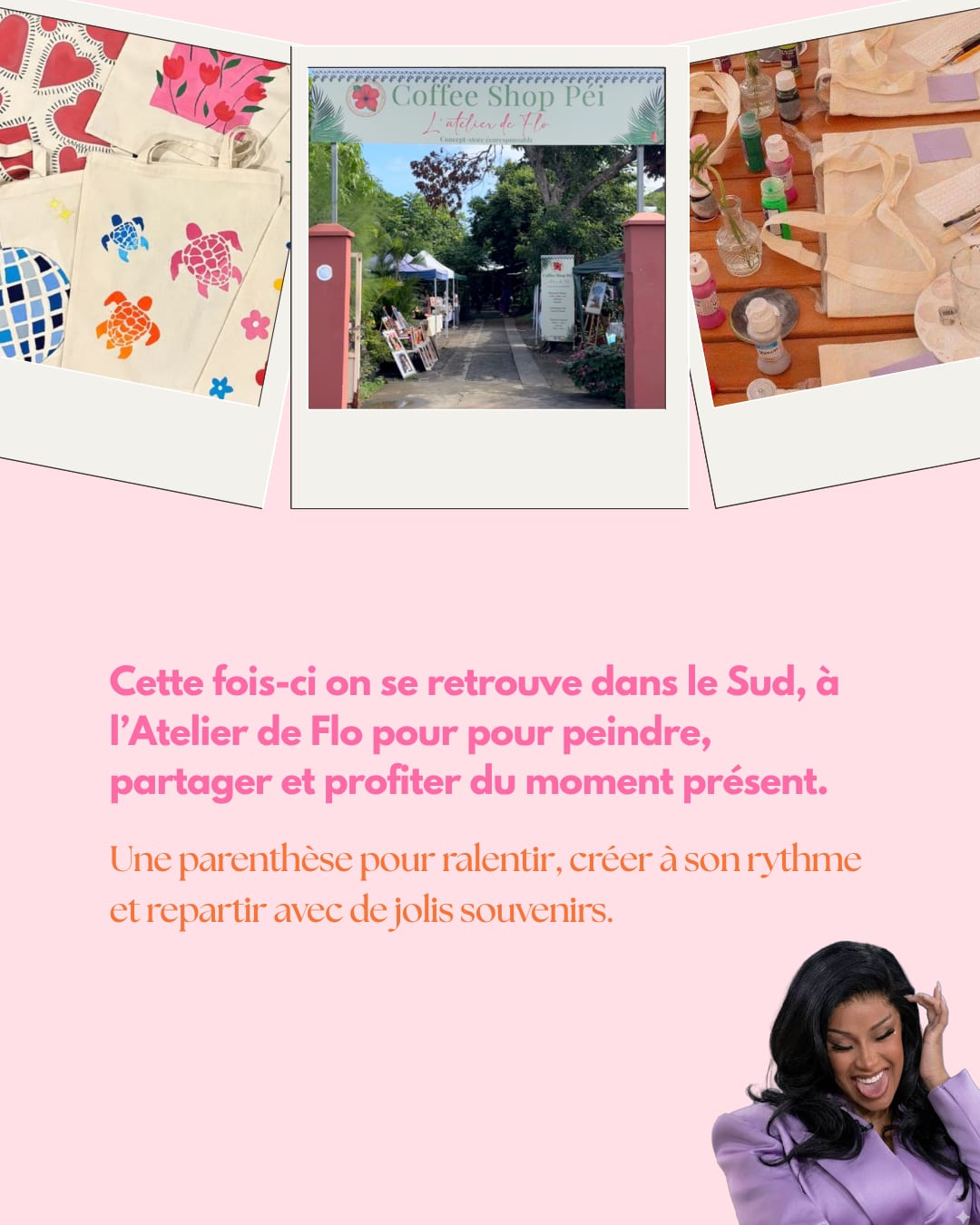 Atelier tote bag, L'Atelier de Flo à Saint-Pierre — volet 2 sur 3